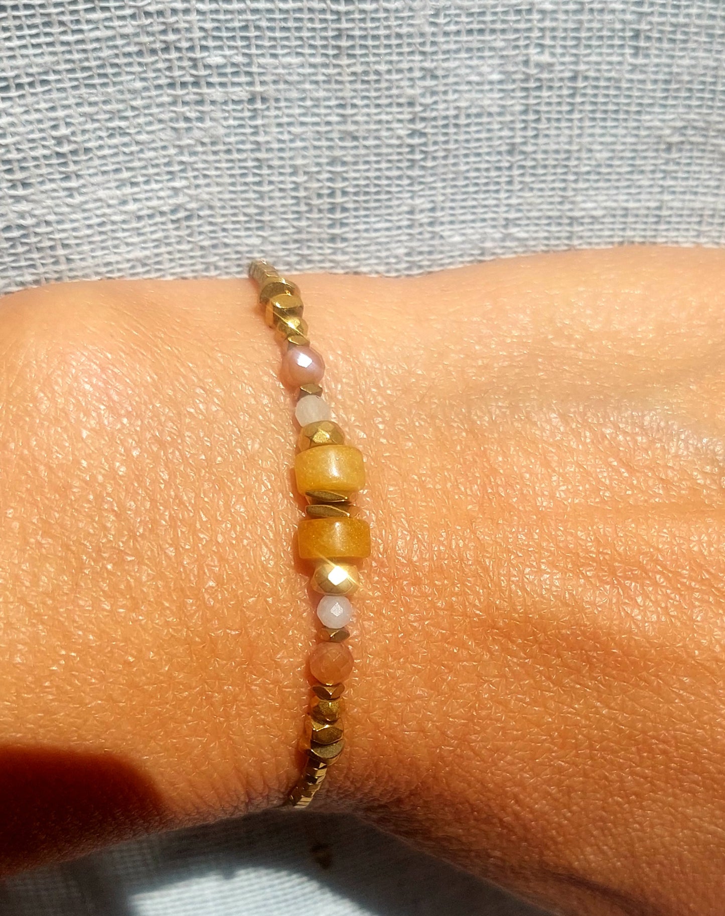 Bracelet Heishi élastique
