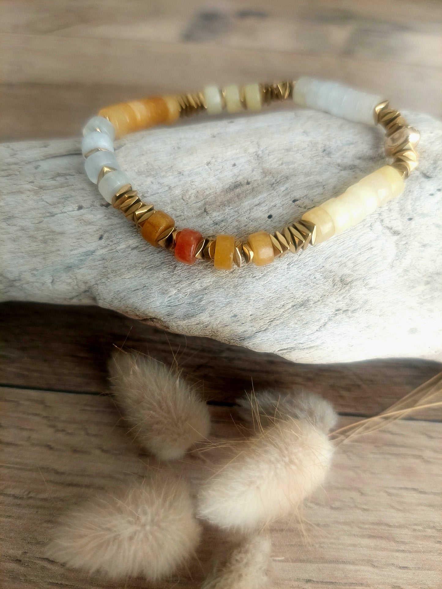 Bracelet Heishi élastique