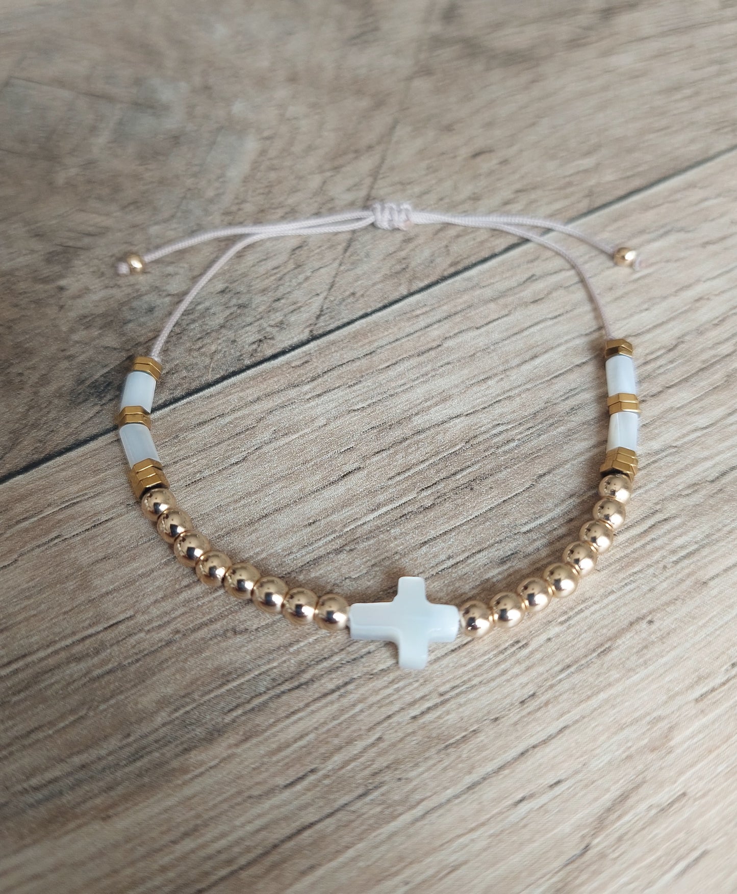 Bracelet Croix doré ou argent