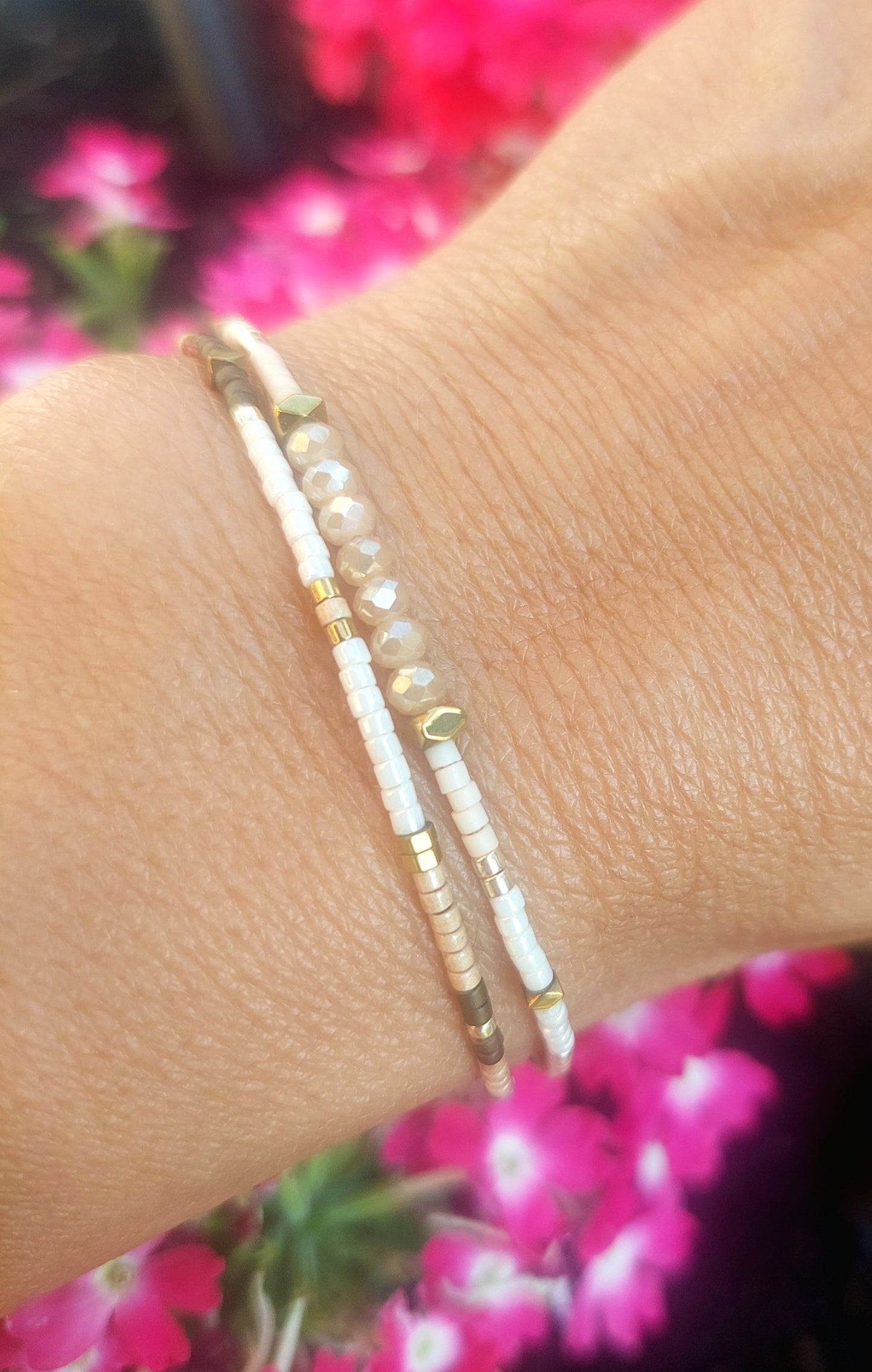 Bracelet double coloré