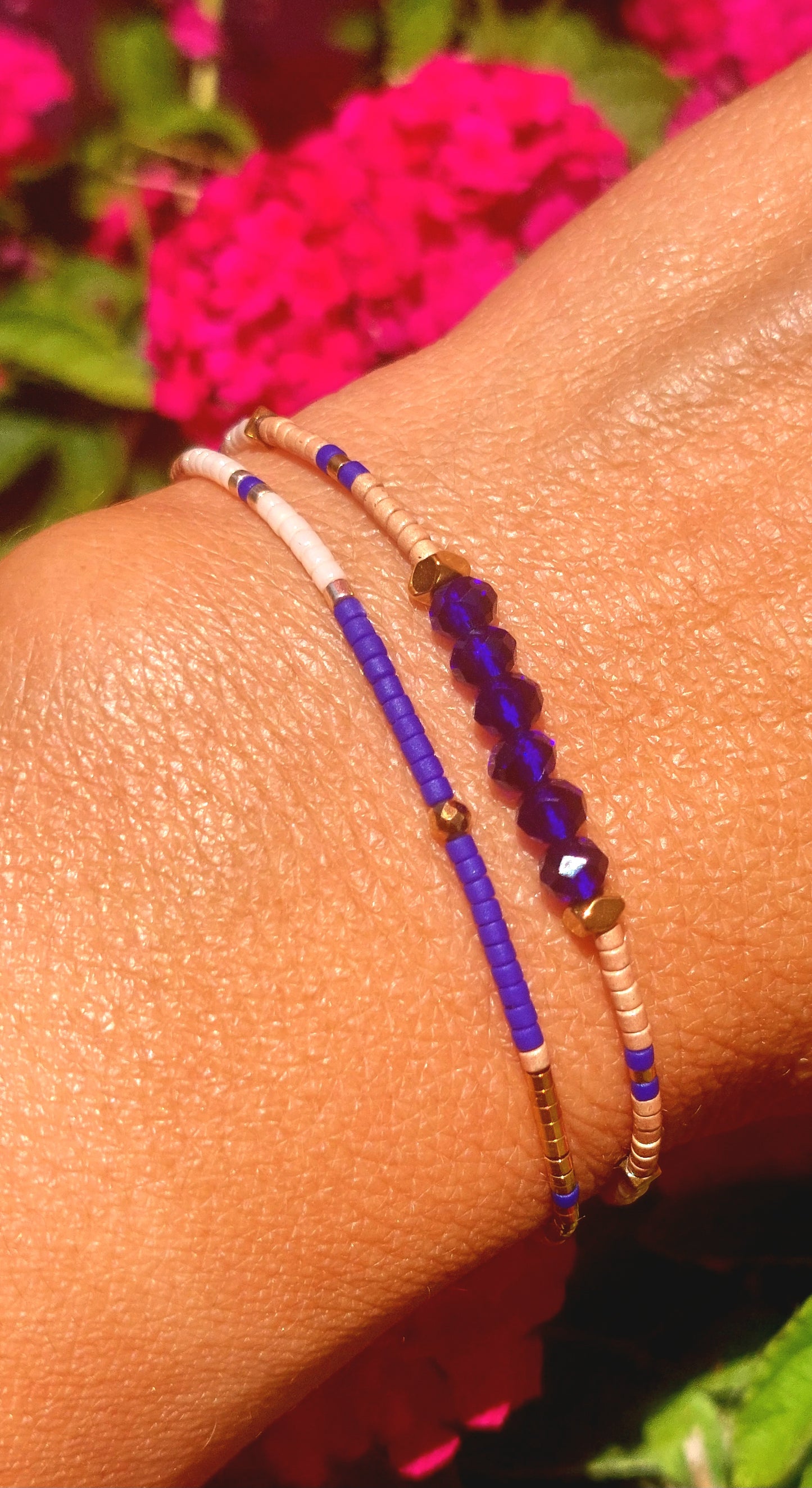 Bracelet double coloré