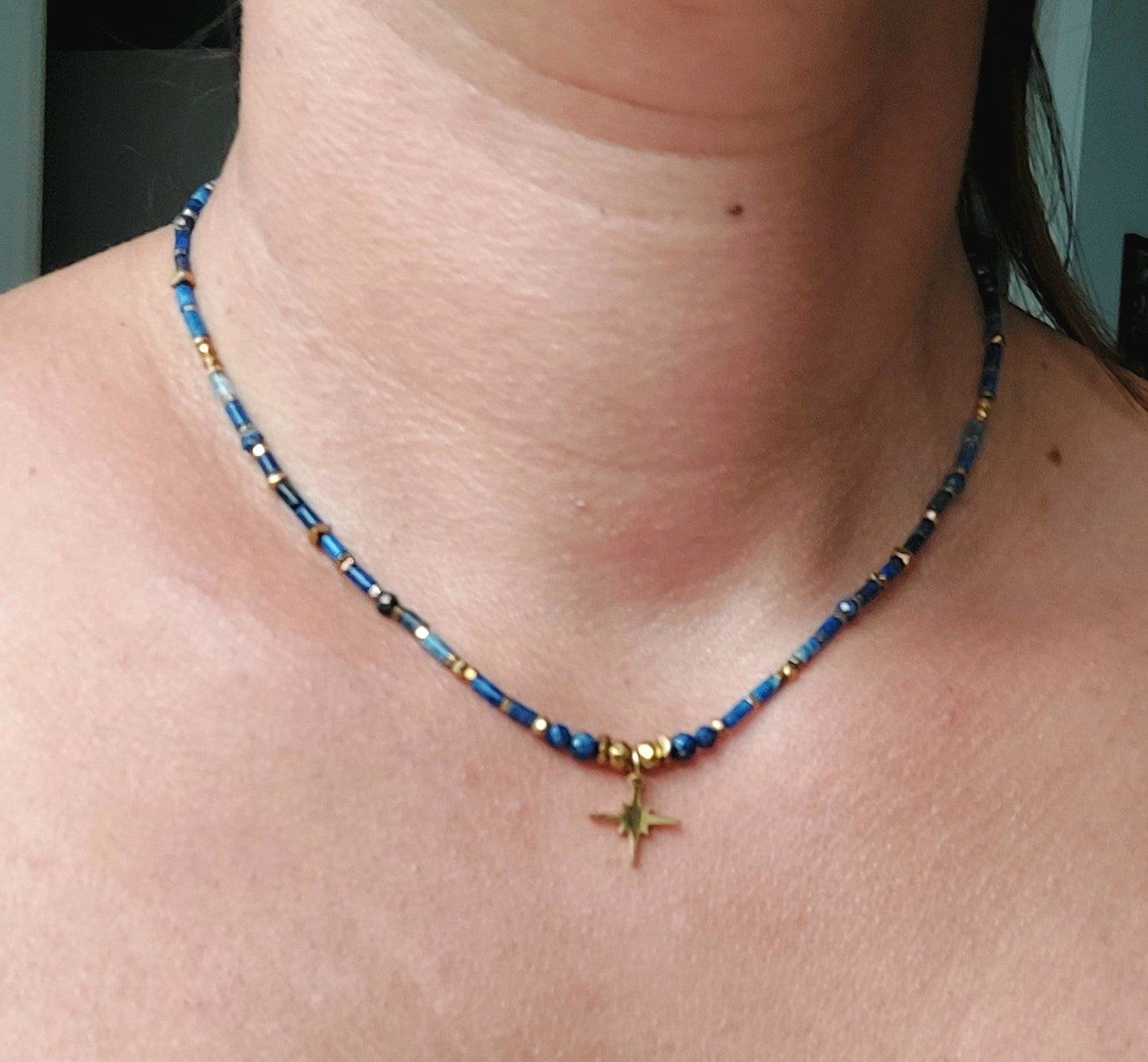 Collier Bohème Lapis-lazuli
