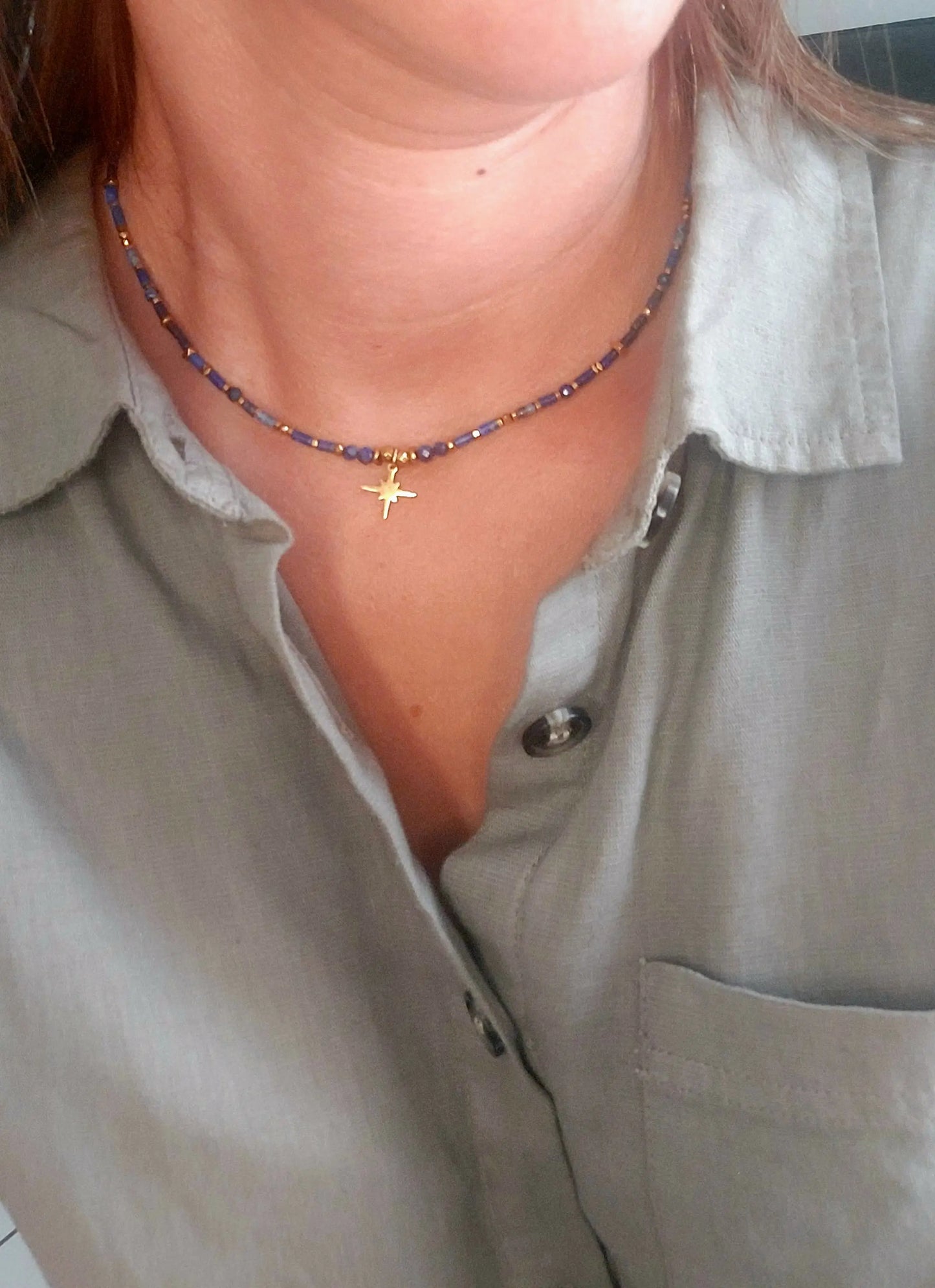 Collier Bohème Lapis-lazuli