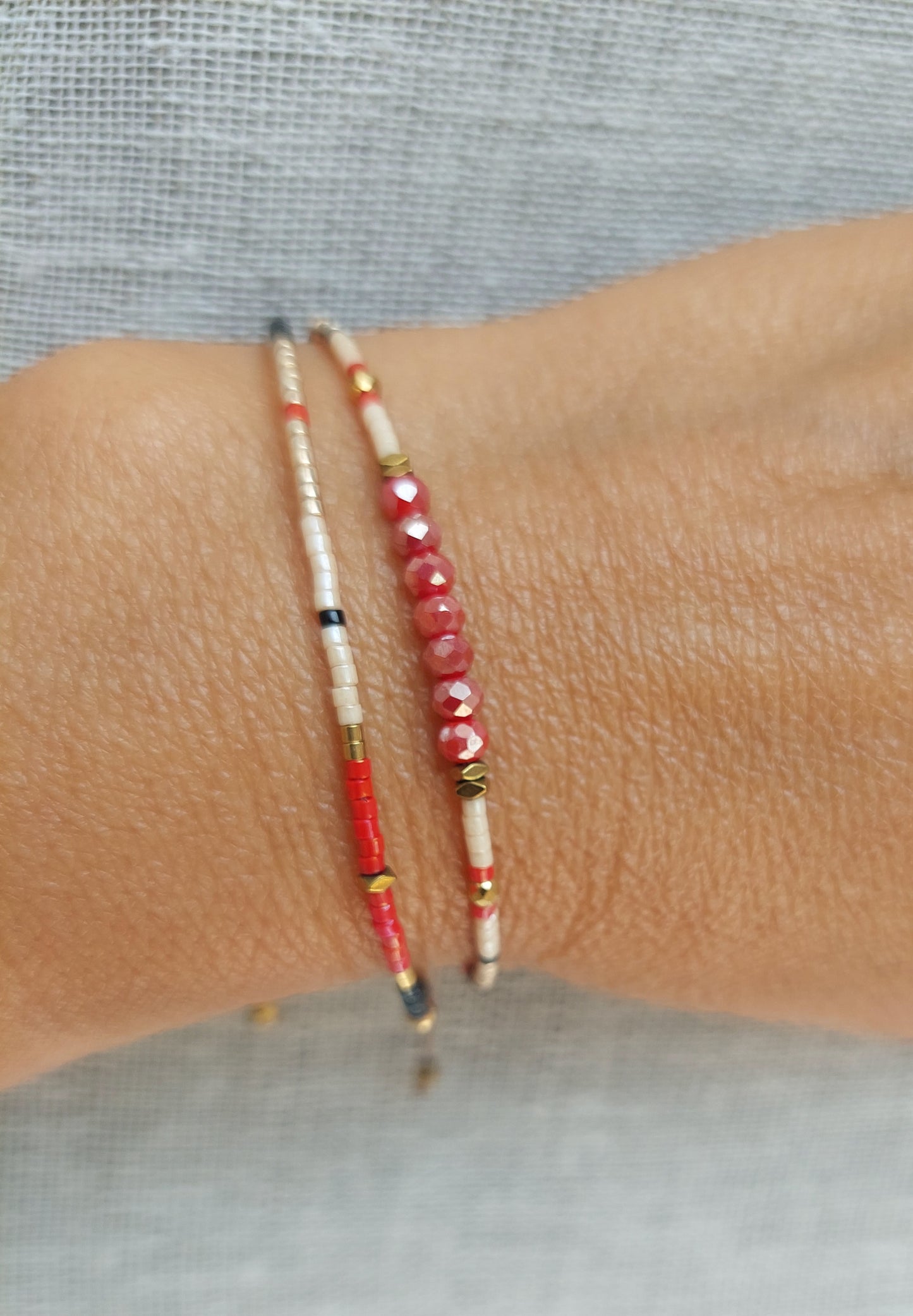 Bracelet double coloré