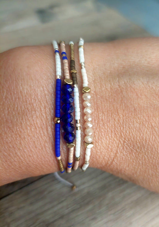 Bracelet double coloré