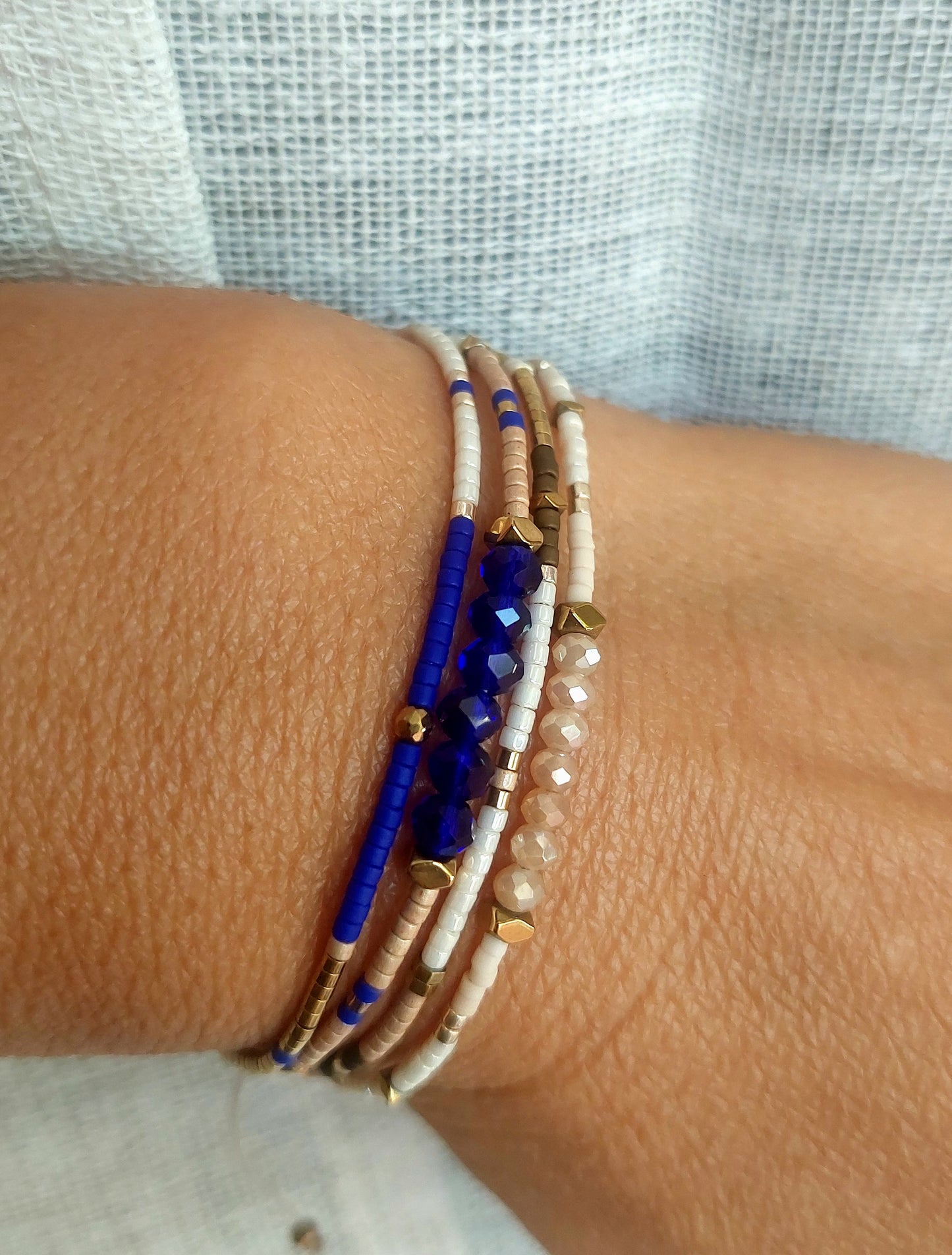 Bracelet double coloré