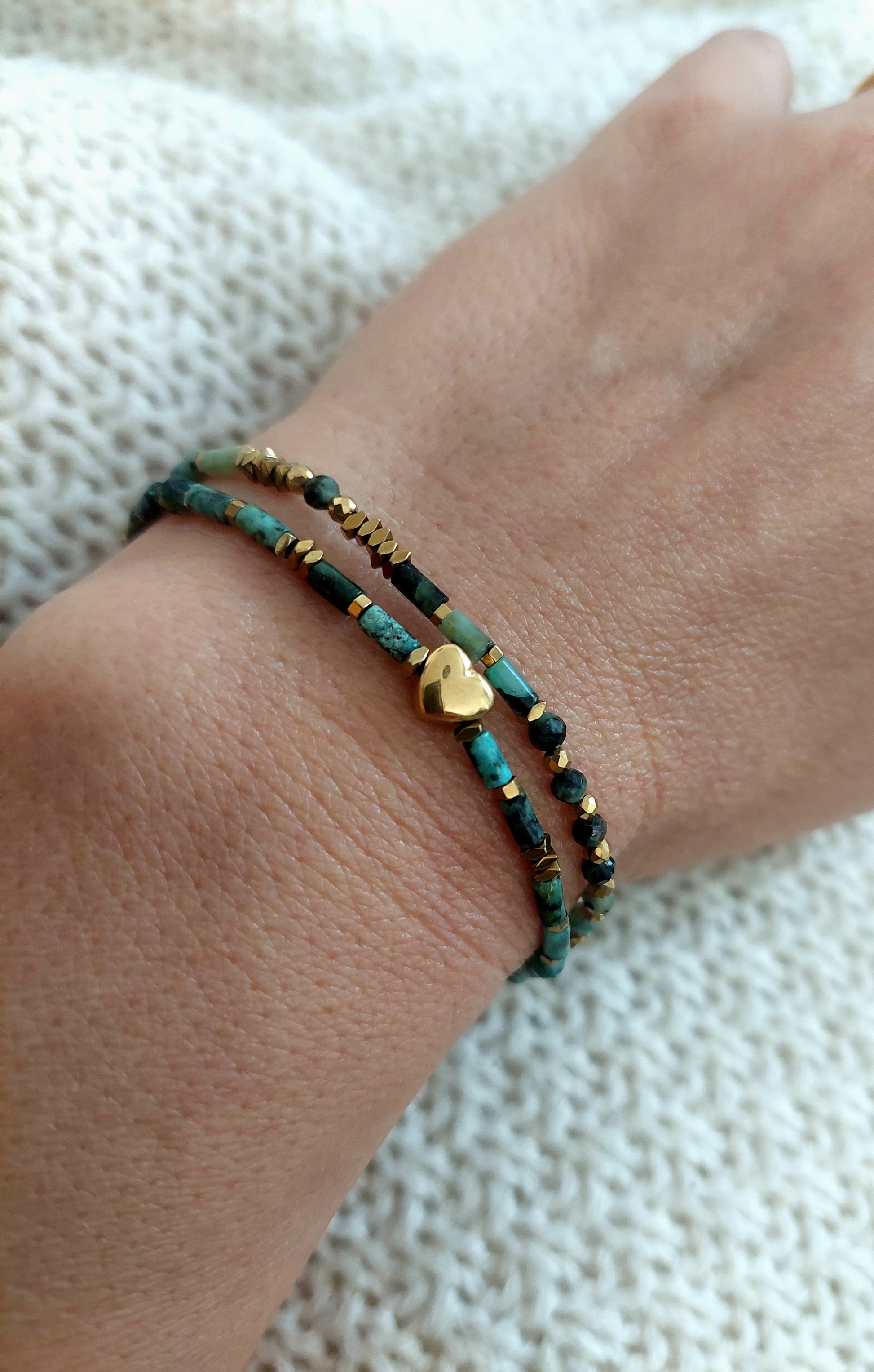 bijou pour femme en turquoise africaine