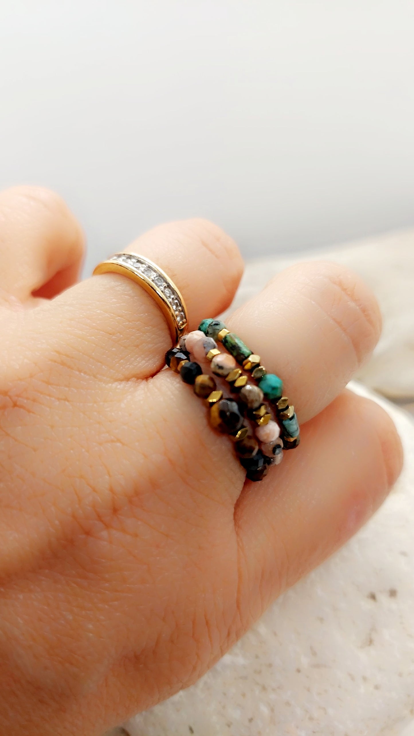 Bague Turquoises Africaines