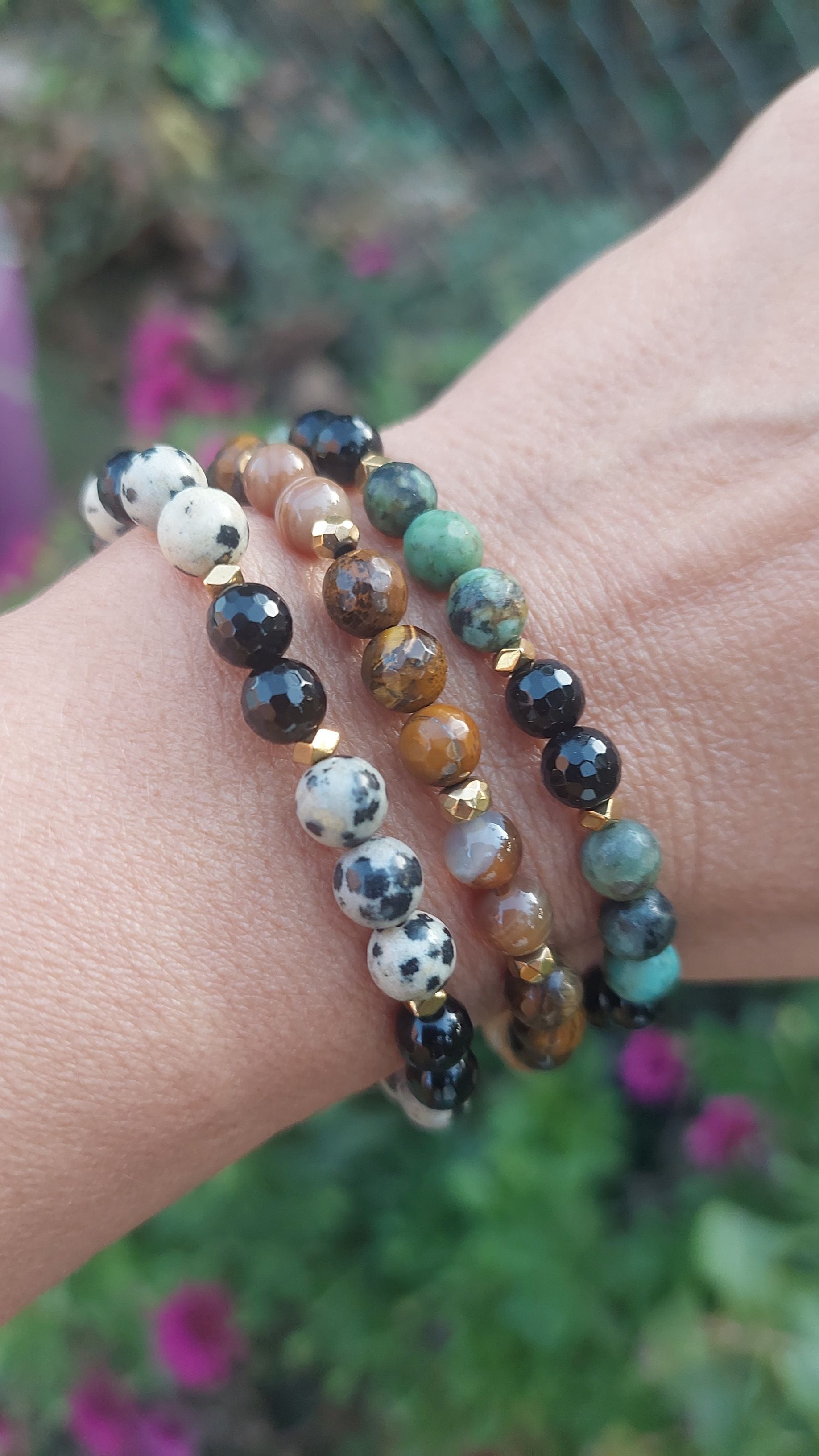 Bracelet Bohème perles naturelles chic et élégant 