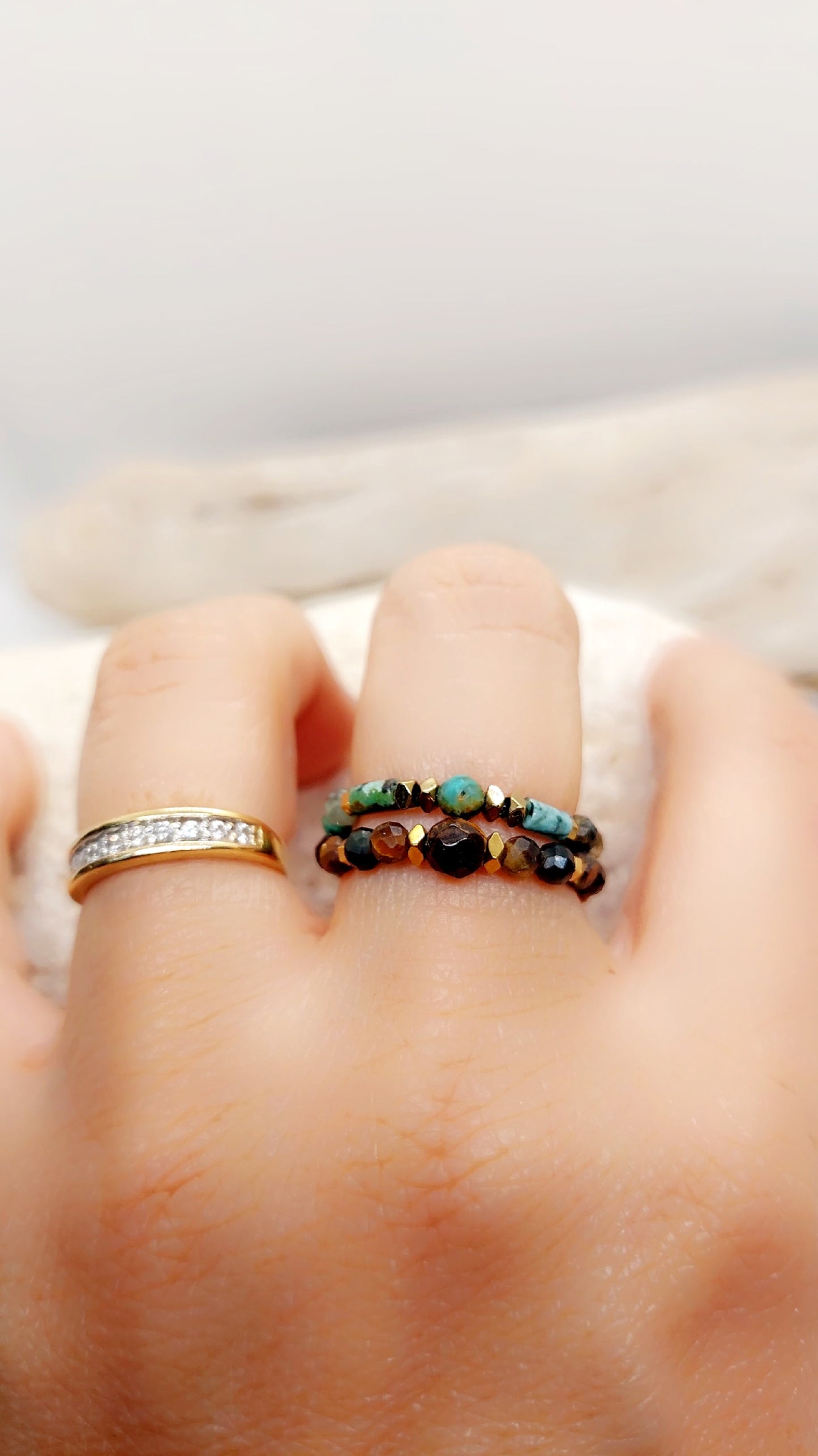 Bague Turquoises Africaines