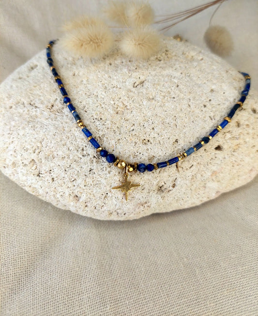 Collier Bohème Lapis-lazuli