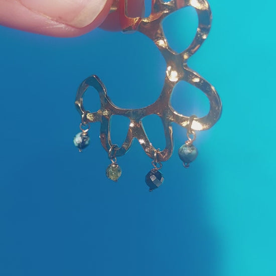 vidéo des boucles stella de celisamm créations soleil acier inoxydable