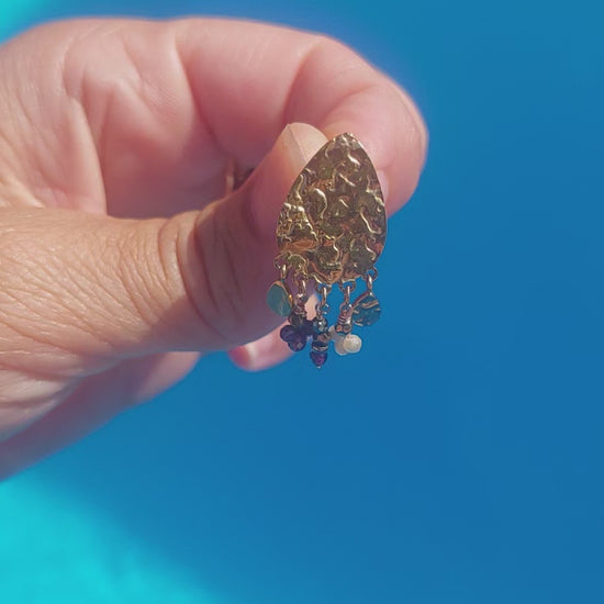 vidéo des boucles Zoé celisamm creations  en direct d'une luminosité naturelle du soleil